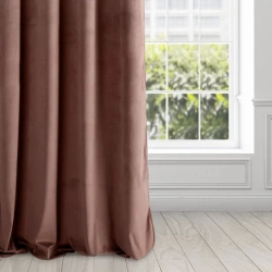 Gotova zavjesa od glat baršuna 140x250 težine 215 g/m2 Pierre