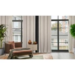 Zavjesa za zamračivanje sa strukturalnim uzorkom, glatka, polumat 135x250 Carlo bež