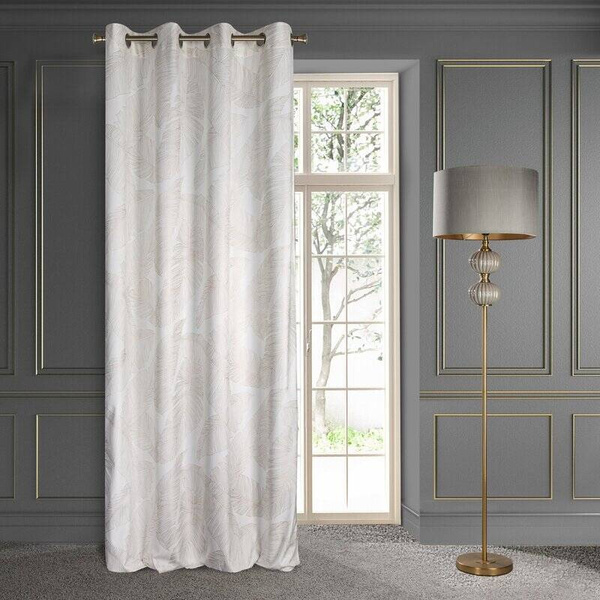 LIMITED Collection  zavjesa 140x250 od mekog baršuna s botaničkim uzorkom Luna 