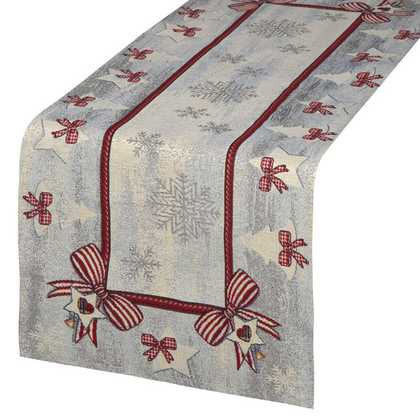 Tapiserijski nadstolnjak 40x100 cm ukrašen božićnim motivom