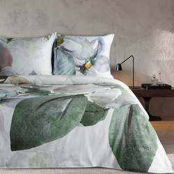 Posteljina 160x200 cm od  egipatskog pamučnog makosatina, s dizajnerskim printom Eve Minge