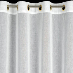 Gotova zavjesa 140x250 ukrašena mramornim tiskom, zlatnim ušicama Marta