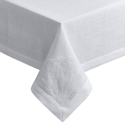 PREMIUM stolnjak 140x280 ukrašen rubom i vezenom čipkom ELEN