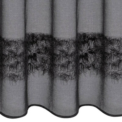 Zavjesa 140x250 od gaze ukrašena moher koncem Margaret 3