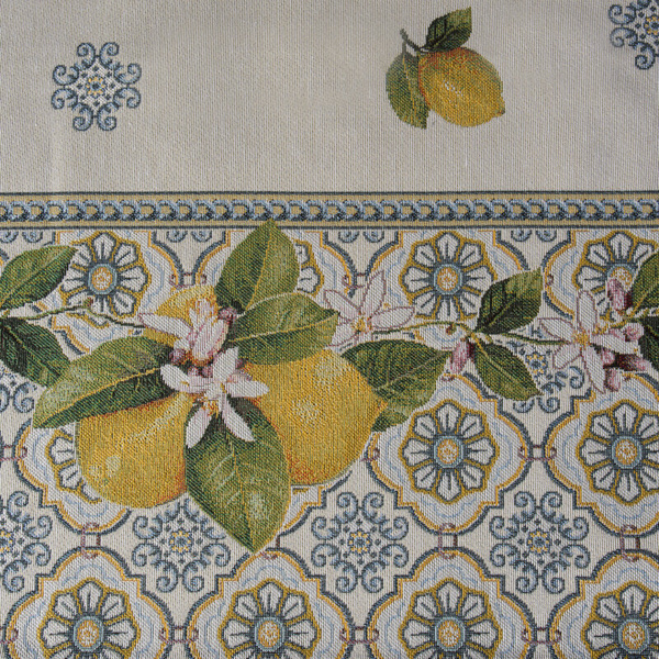 Goblen nadstolnjak 45x140 s printom ljetnih limuna