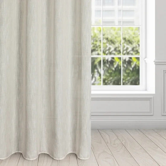 Zavjesa od tkanine s lanom  u eko stilu 140x300 trakasta Judita