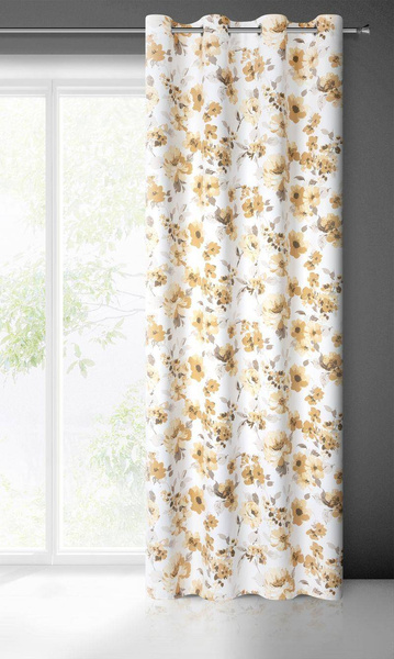 Zavjesa za zamračivanje s cvjetnim printom blackout 140x250 Caren 