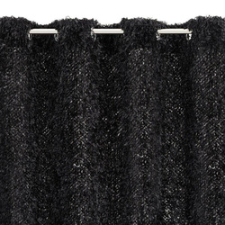 Zavjesa 140x250 MARION ukrašena dlakavim dodatkom