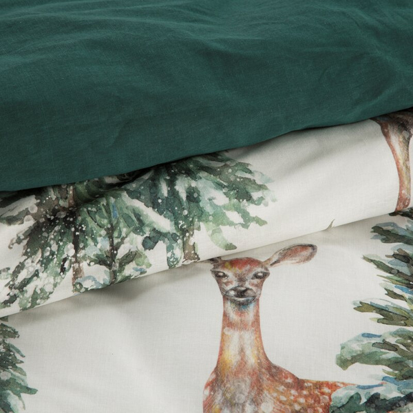 Božićna posteljina 140x200 cm, ranforce pamuk