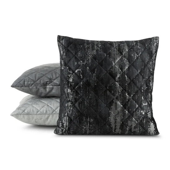 Dekorativna jastučnica 45x45 BLINK 44 izrađena od baršuna, prošivena metodom vrućeg prešanja, ukrašena sjajnim mramornim printom