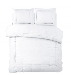 Elegantna bijela posteljina 200x200/220 Tailored White