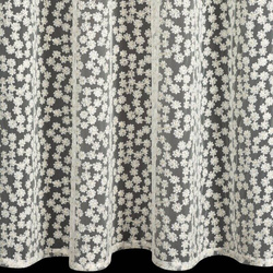 Zavjesa DAISY na traci 130x270 cm bijela