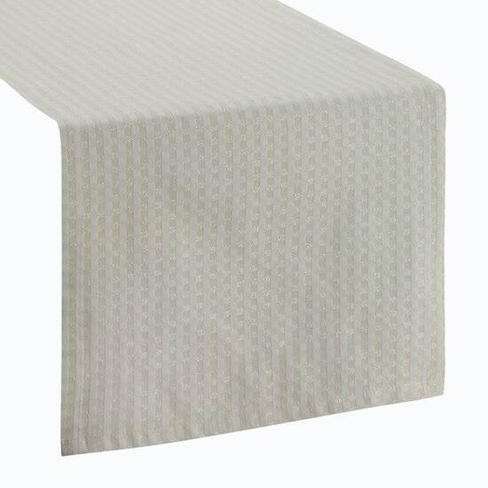 Božićni stalak za stol od karirane jacquard tkanine sa zlatnim koncem 40x180  Flash 