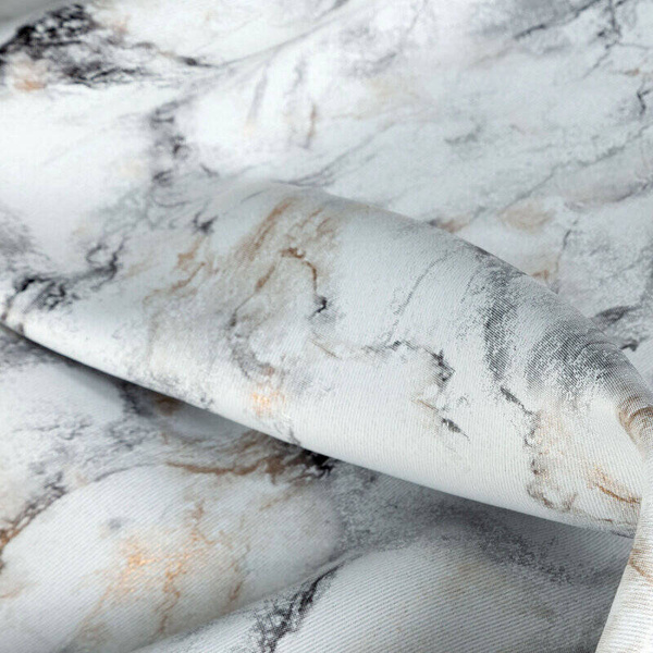 Gotova zavjesa za zamračivanje 140x250 ukrašena mramornim tiskom Sancy 