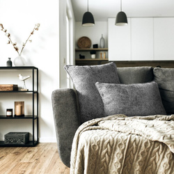 Jastučnica od šenila 50x30 cm s ukrasnim rubom Senil 6