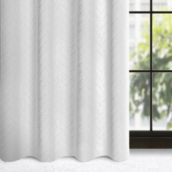 Zavjesa 140x250 od mat baršuna s jacquard geometrijskim uzorkom Isla