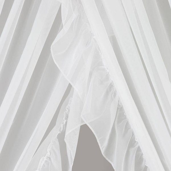 Gotova zavjesa dek 500x250 cm bijela boja