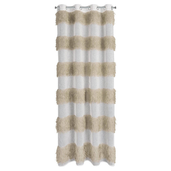 Zavjesa 140x250 od gaze ukrašena moher koncem Margaret 3