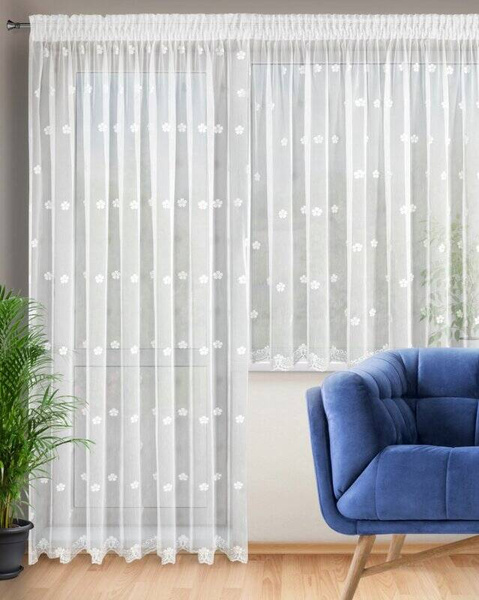 Zavjesa DEK 400x160 cm bijela