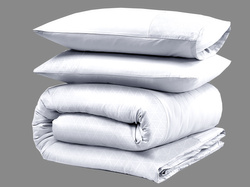 Set posteljine 140x220 od mikrovlakana s nježnim konkavnim uzorkom Embossed