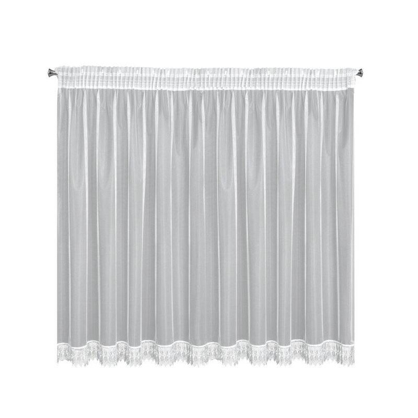 Zavjesa SARI na traci 400x145 cm bijela