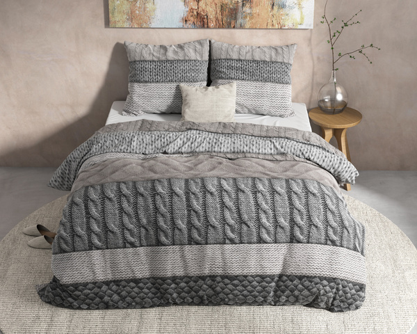 Topla posteljina od flanela 140x220, mekana na dodir posteljina 100% flanel pamuk