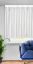 Kratka zavjesa od glatkog mat voala 230x170 cm FLEX 1:1,5 - Lucy