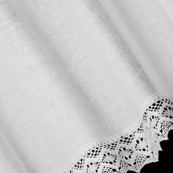 Zavjesa CLARIE na traci 150x60 cm bijela