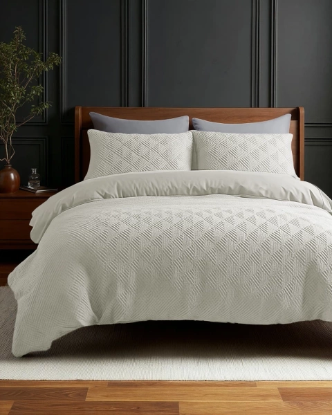 Set posteljine 240x220 od mikrovlakana s 3D utiskivanjem Embossed