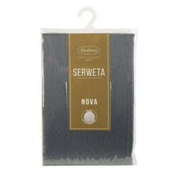 Sivi stolnjak ukrašen sjajnim, nježnim uzorkom, otporan na mrlje 85x85 Edna