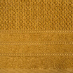Pahuljasti ručnik 50x90 cm s reljefnom kariranom teksturom i baršunastim rubom, 500 g/m2 Adore