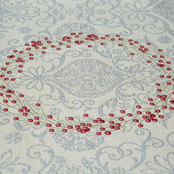 Tapiserijski nadstolnjak 50x110 cm ukrašen božićnim motivom