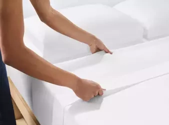 Plahta 150x260 glat hotelska 100% pamuk boja bijela