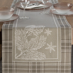 Tapiserijski nadstolnjak 45x140 cm ukrašen božićnim motivom