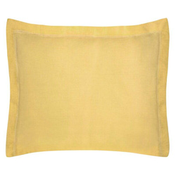 Jastučnica senfa pamučna sa satenskim sjajem i ukrasnim rubom 70x90 Nova Colour
