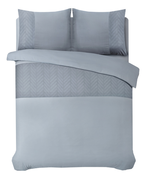 Set posteljine 140x220 od mikrovlakana s nježnim konkavnim uzorkom Embossed