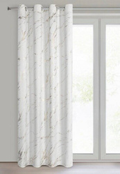 Gotova zavjesa 140x250 od baršuna ukrašena sjajnim mramorom Molly