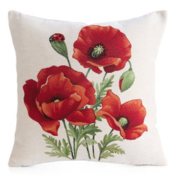 Jastučnica od pamučne tapiserije dimenzija 45x45 cm ukrašena proljetnim uzorkom GOB 