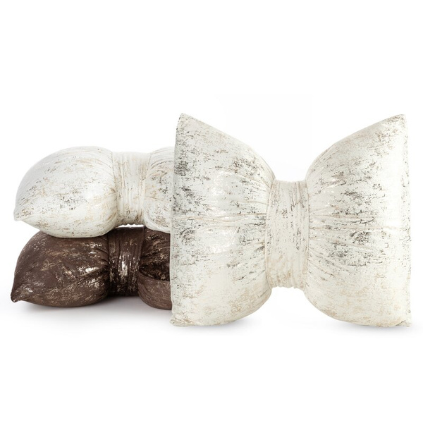 Jastuk u obliku mašne 45x55 cm od baršuna sa sjajnim uzorkom 