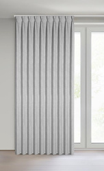 Zavjesa s lanenim tkanjem s melange efektom, 125x270 cm FLEX 1:1,5 - Jula