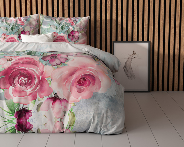 Set posteljine 140x200/220 od mikrovlakana sa čistim printom, nije potrebno glačanje