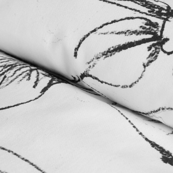 Posteljina 220x200 cm od egipatskog pamučnog makosatina, s dizajnerskim printom Eve Minge