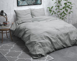 Posteljina od flanela 240x220 siva, mekana na dodir Jason