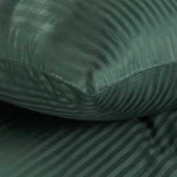 Premium prugasta posteljina za apartmane od pamučnog satena 160x200