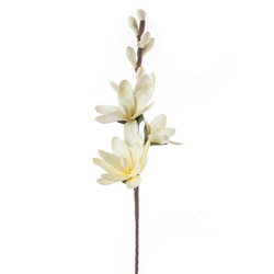 Ukrasni cvijet od foamiran pjene FLORE 736 95 CM KREMOWY