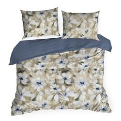 Posteljina 140x200 cm od pamučnog satena s cvjetnim uzorkom SPRING