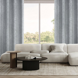 Zavjesa od mat tkanine s melange efektom, 140x250 cm, s ušicama - ADELINA