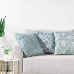 Jastučnica ukrašena cvjetnim printom 45x45 Flore 1