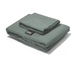 Zelena pamučna posteljina 240x220 pakirana u atraktivnu Stone Washed Green vrećicu