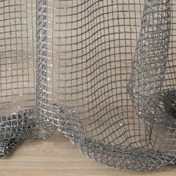 Gotova zavjesa bonita trakasta 140x270 cm siva boja